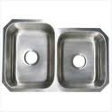 60/40 Stainless Steel Undermount Sink